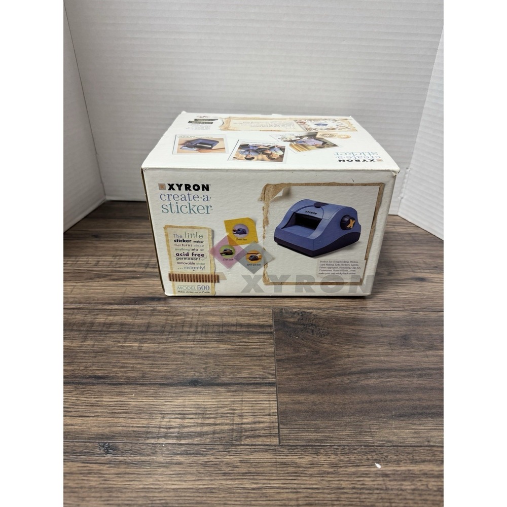 Xyron Create-a-Sticker Maker Model 500 w/Idea Book